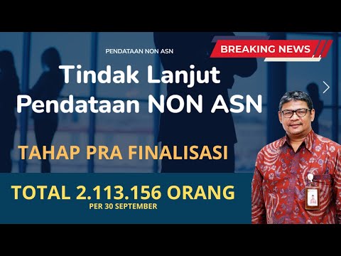 PENDATAAN NON ASN TAHAP PRA FINALISASI 